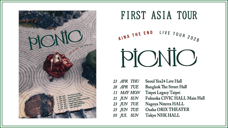 AiNA THE END LIVE TOUR 2026 - PICNIC -